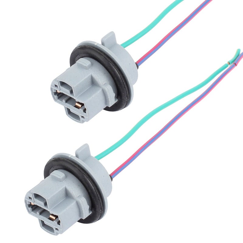 TOMALL 7440 T20 Sockets Female Adapter for Turn Signal/Reverse Light Bulbs Socket (Pack of 2) - Image 1